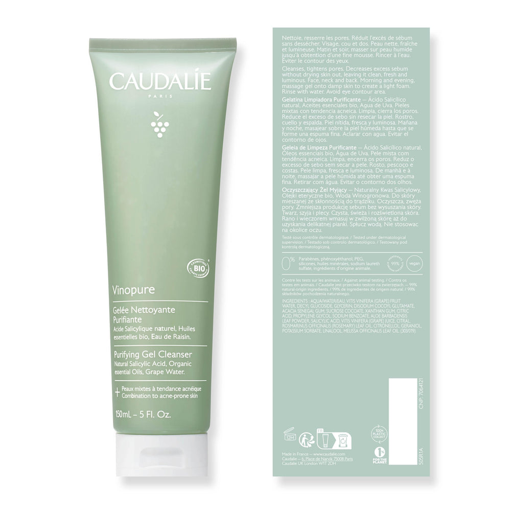 Caudalie Vinopure : bouteille 150 ml en gros plan