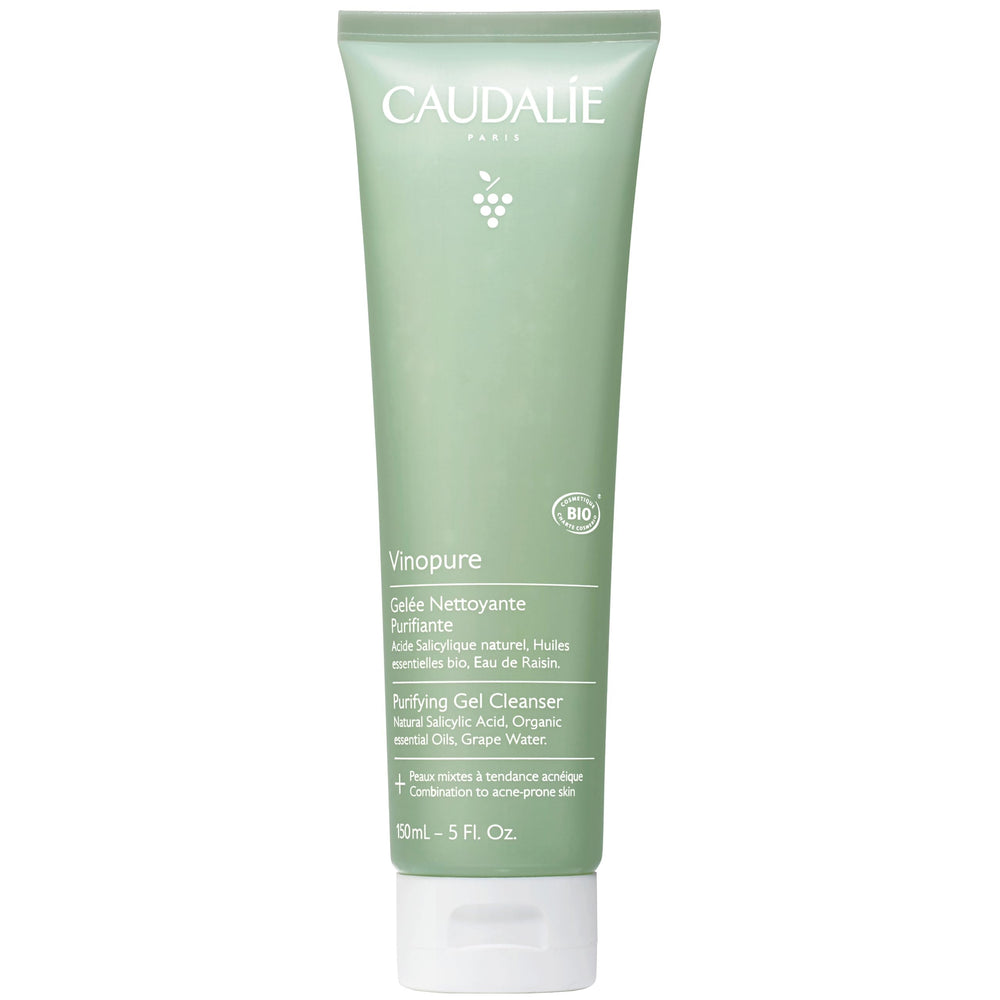 Caudalie Vinopure : bouteille 150 ml avec pompe pour nettoyage en douceur