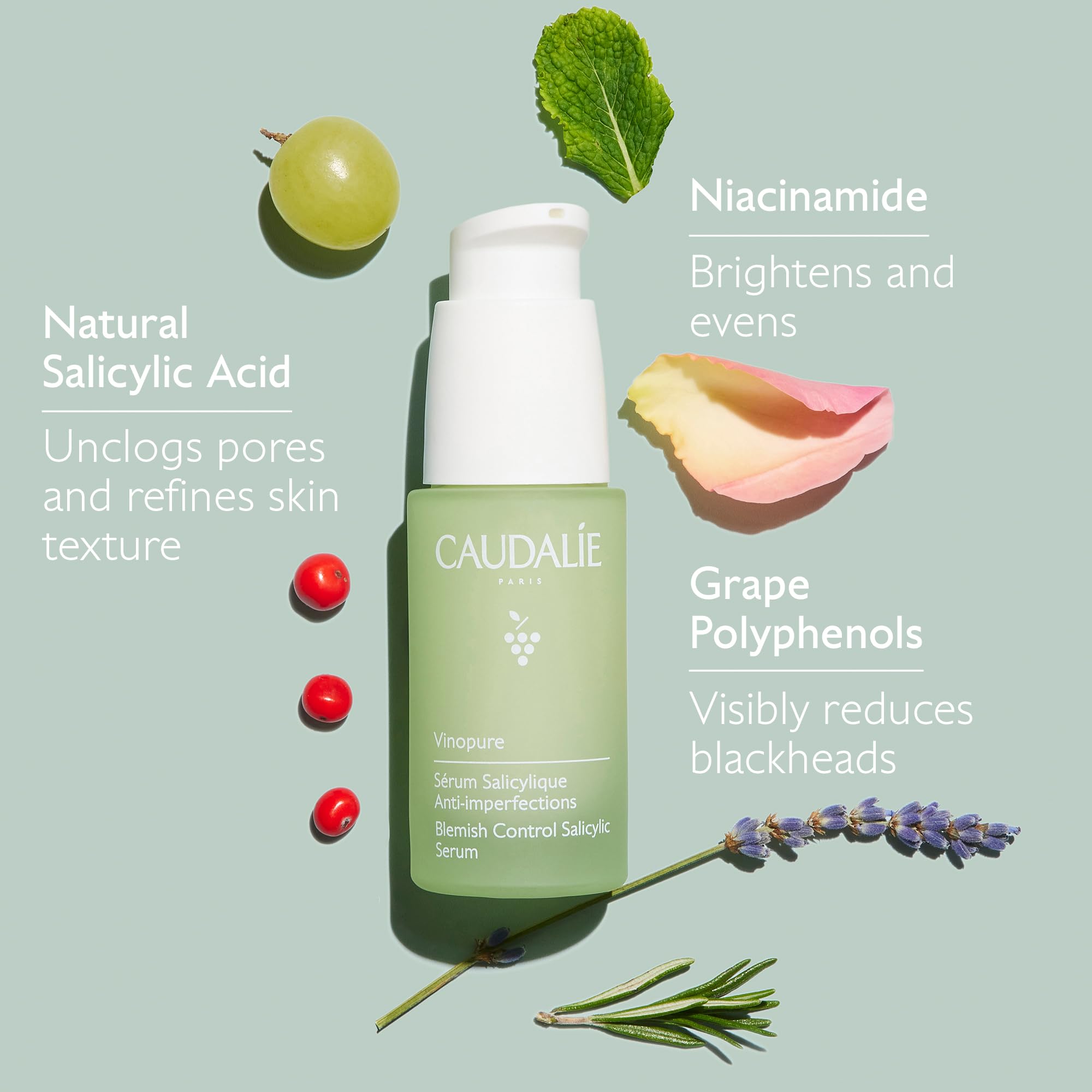Caudalie Vinopure - application soir pour équilibrer l épidermie.