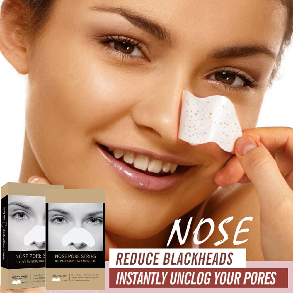 Caunmy bande-nez réduction-pores: peau plus lisse après utilisation régulière.