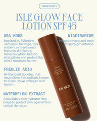 Teinte nacrée universelle d'Isle Glow s'adaptant à tous les tons.
