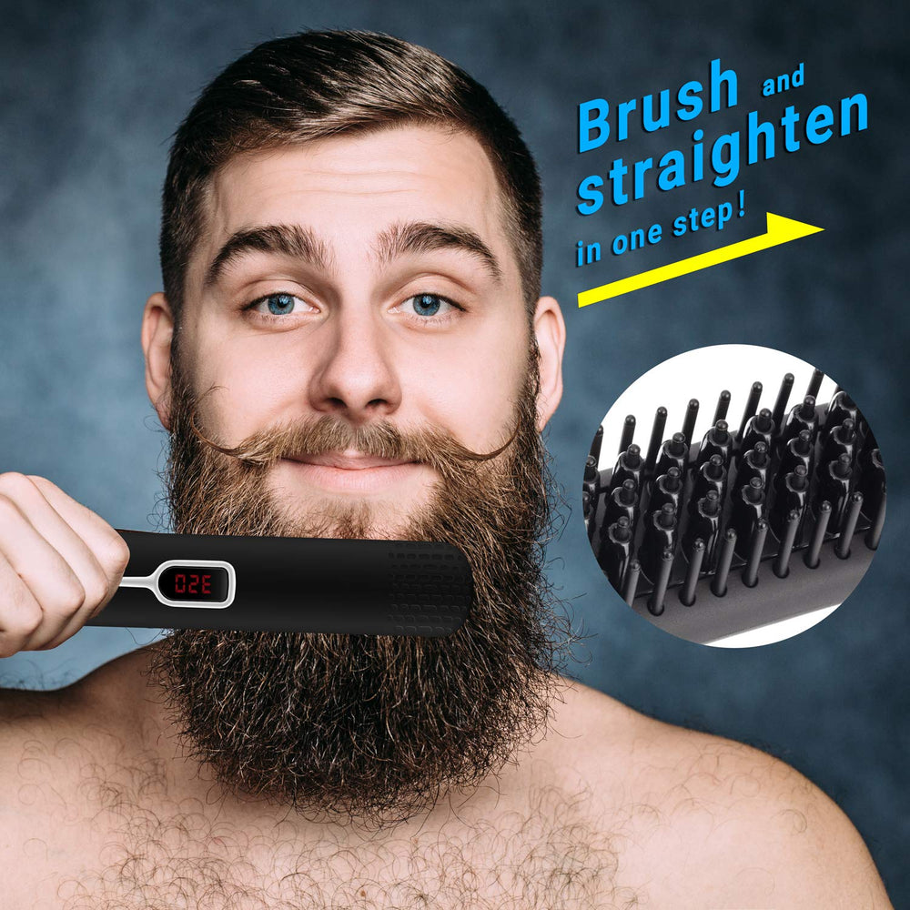Cayzor lisseur barbe ceramique-coating offre une finition lisse et douce.