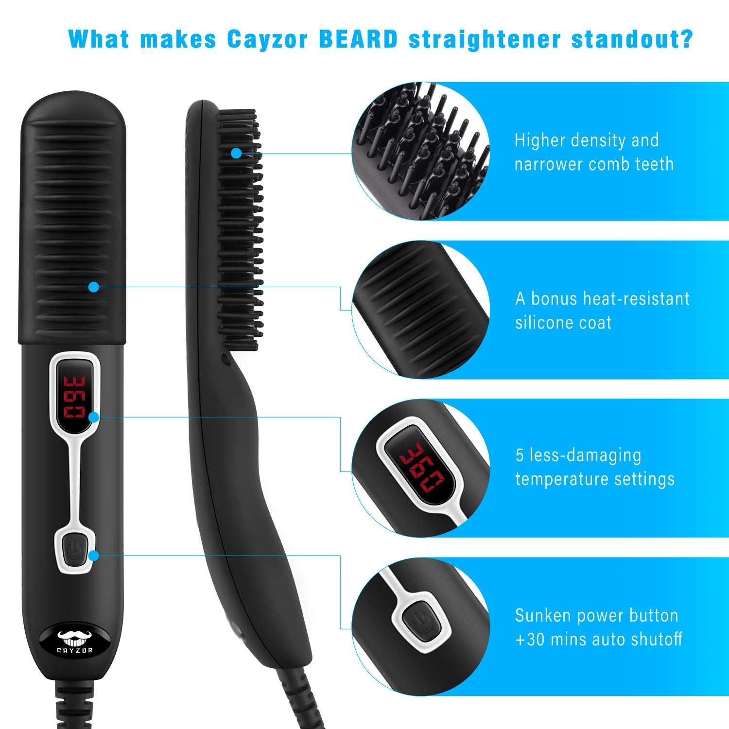 Cayzor silicone coat protège peau et poils pendant l’utilisation.