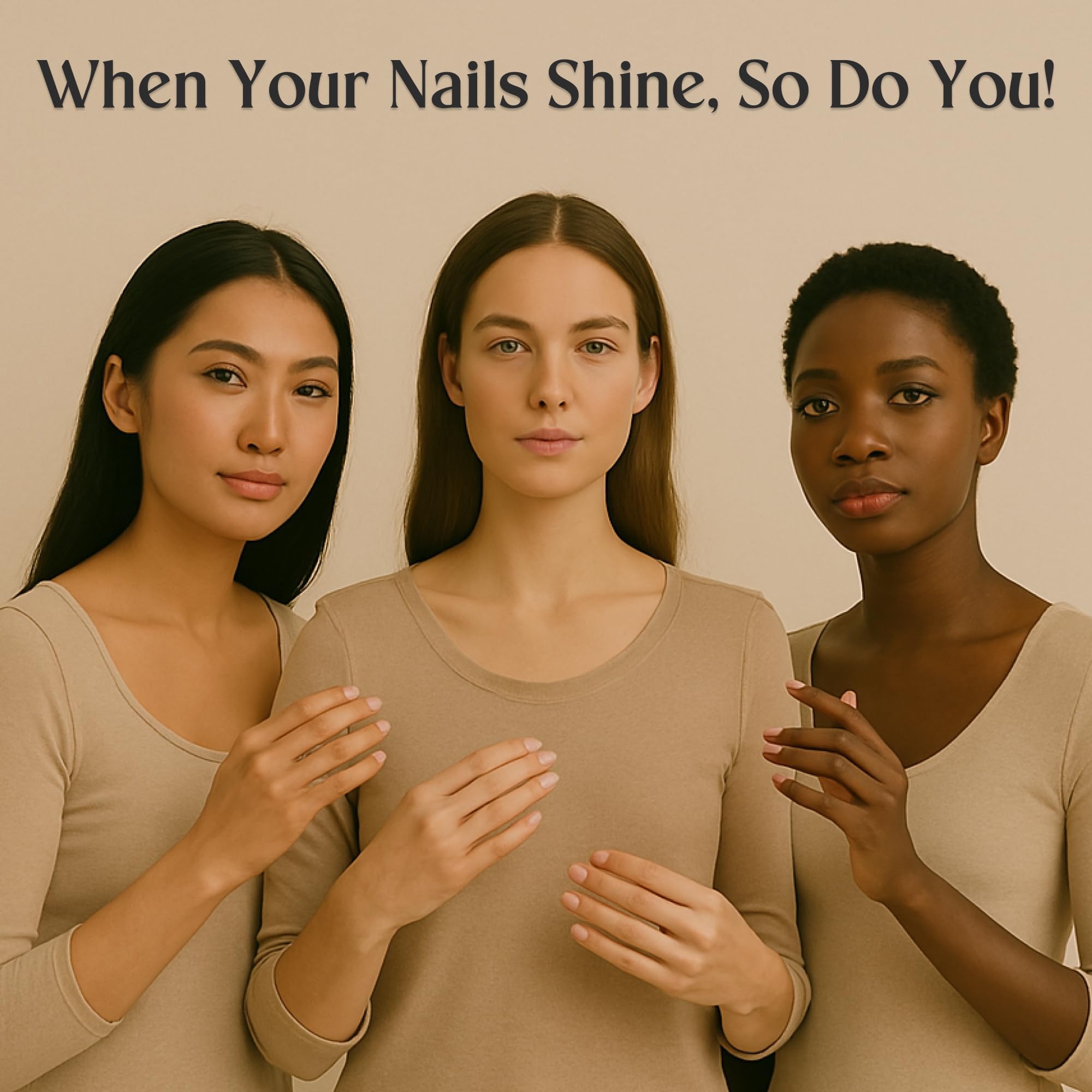 Effet hydratant visible sur les cuticules et les contours des ongles
