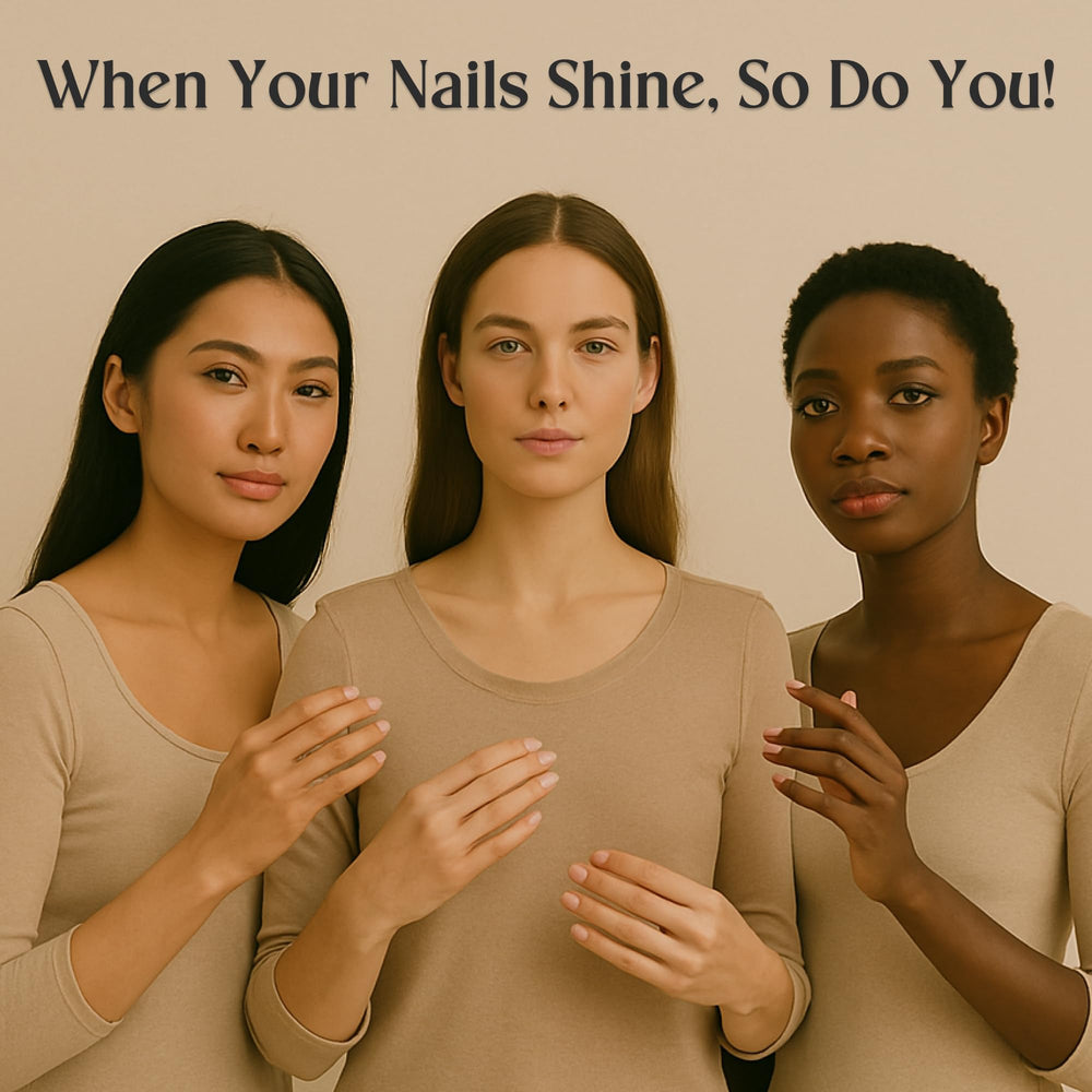 Effet hydratant visible sur les cuticules et les contours des ongles