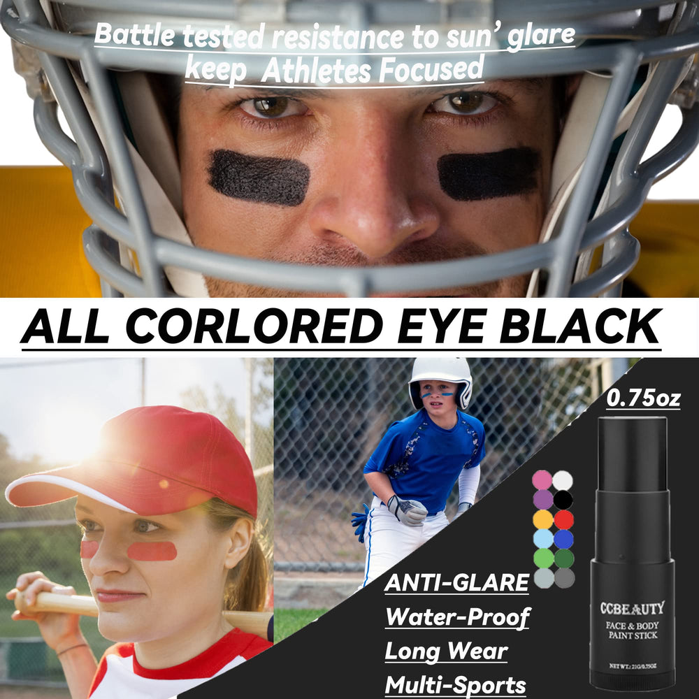 CCbeauty Clown White Face Paint Stick – fini léger et durable comme seconde peau.