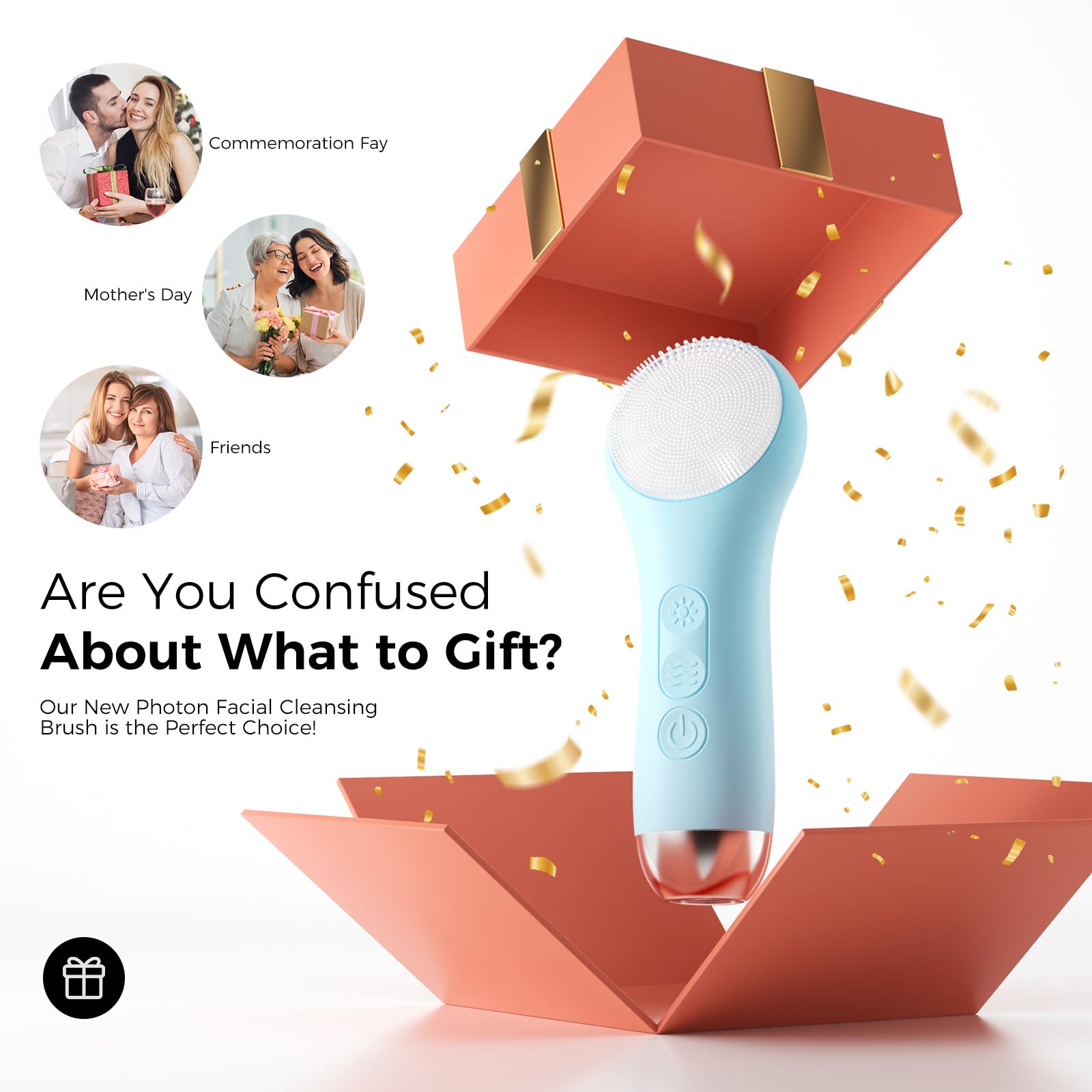 Ccigedy brosse visage cadeau parfait pour tous