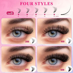 CCODDY Waltz Lash Clusters – démaquillant inclus pour enlever les extensions proprement.