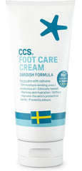 CCS Crème pieds, texture riche: sensation veloutée et réconfort après la marche.