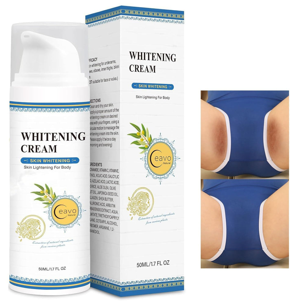 Ceavo Crème éclaircissante peau été, résultat lumineux et uniforme.