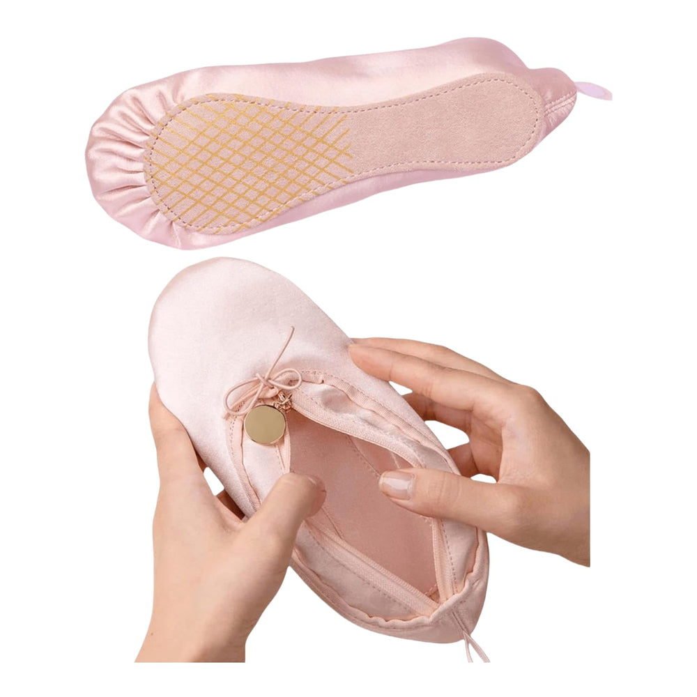 CECKQUE pochette accessoires danse rose, idéal pour épingles et élastiques.