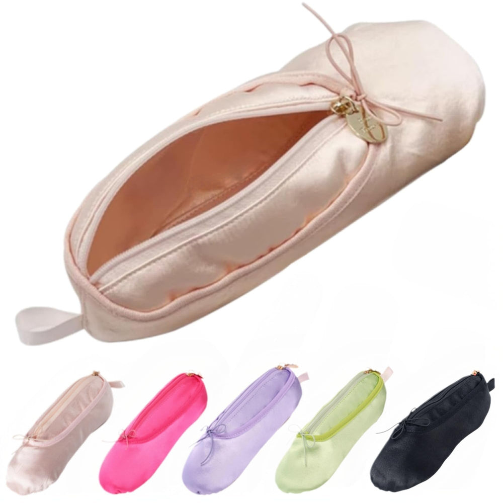 CECKQUE pochette maquillage ballet rose, rangement pratique pour petites danseuses.