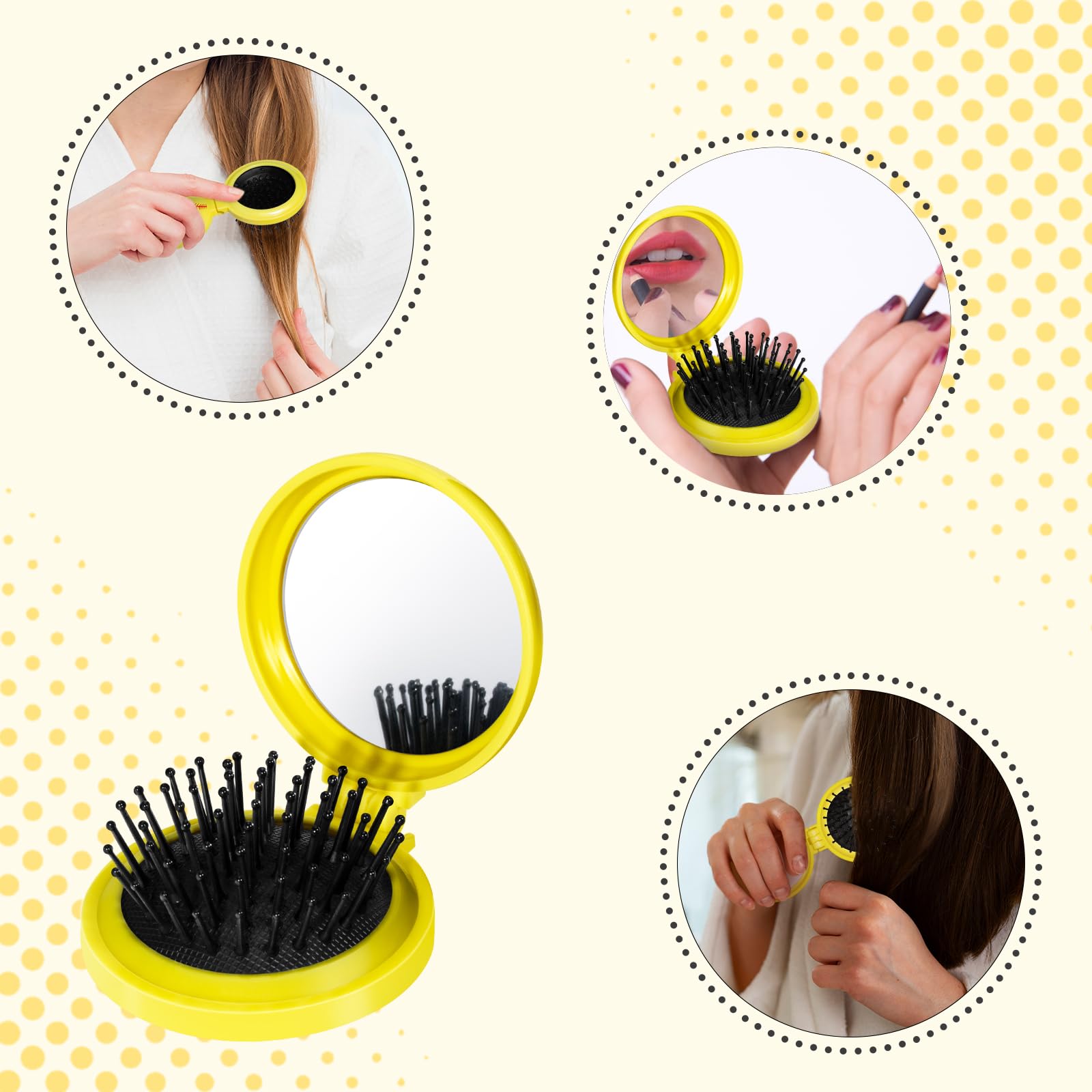 Poils souples Cecnamt démêlant Softball, usage doux sur tous types de cheveux.