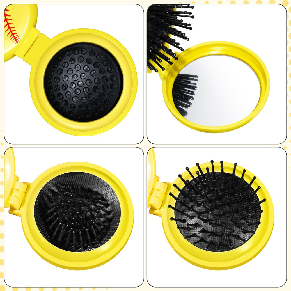 Brosse Cecnamt Softball, poils doux et durable en plastique résistant.