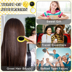 Ensemble 12 brosses Cecnamt Softball, idéal pour équiper l'équipe et les cadeaux.
