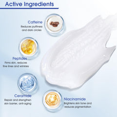 Crème yeux ceedoo à l'acide hyaluronique pour hydratation intense.