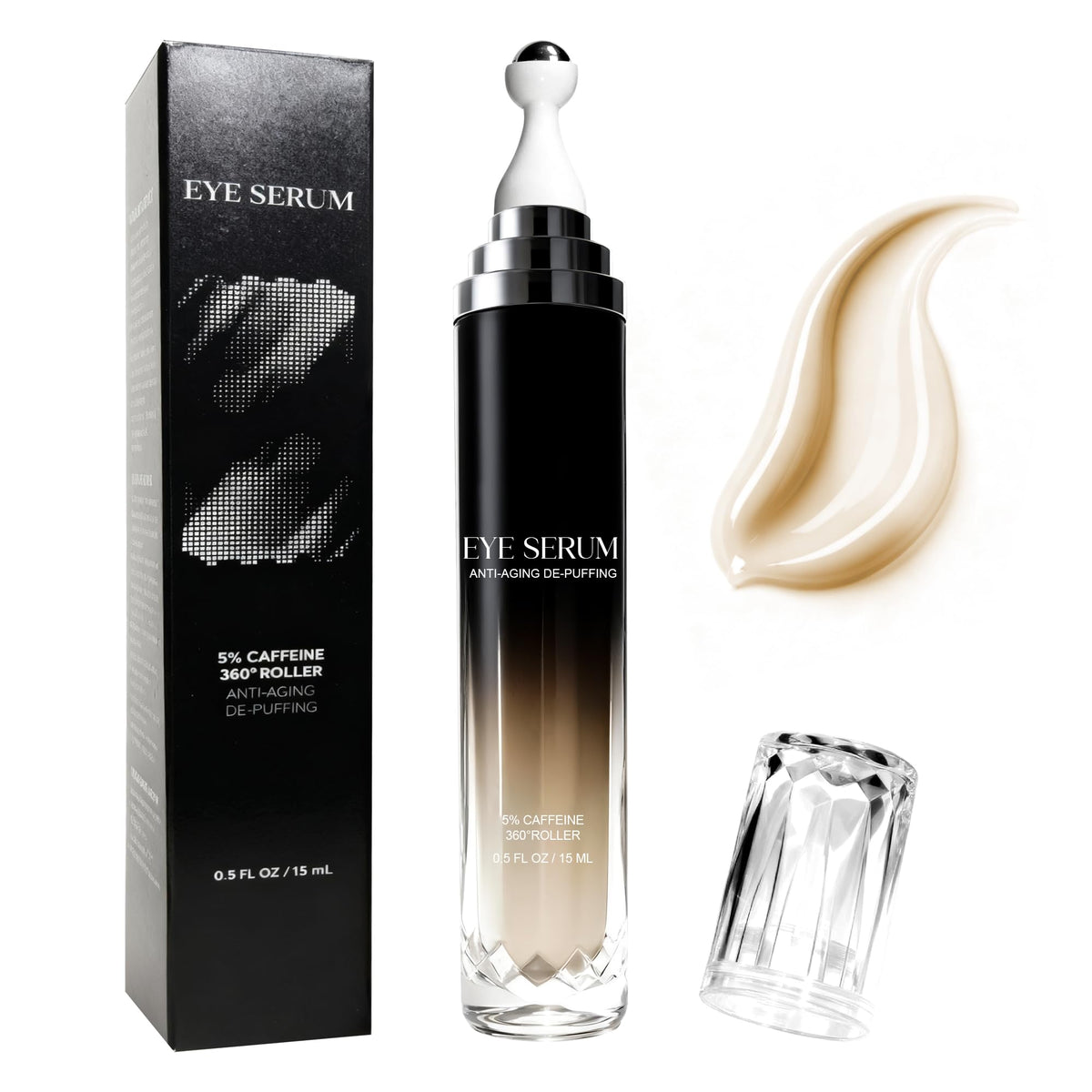 CeeHnsd crème yeux Roller 360 pour un contour frais et détendu.