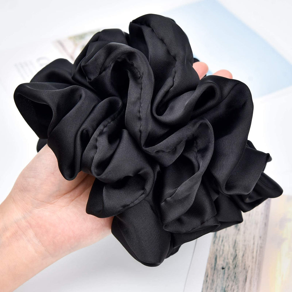 CEELGON accessoire cheveux noir satin usage quotidien et nocturne