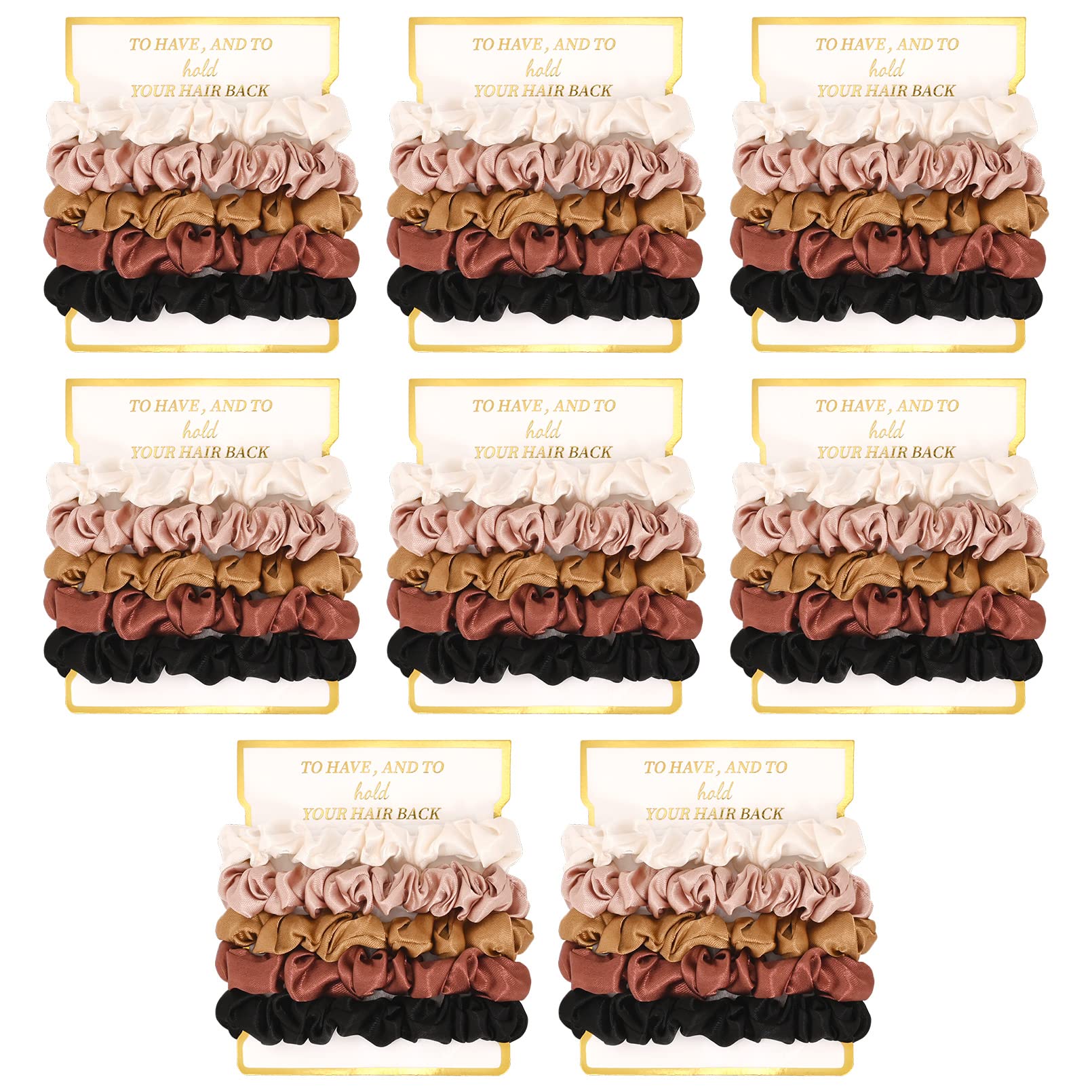 Ceelgon scrunchies satin polyvalent pour usages quotidiens et occasions formelles