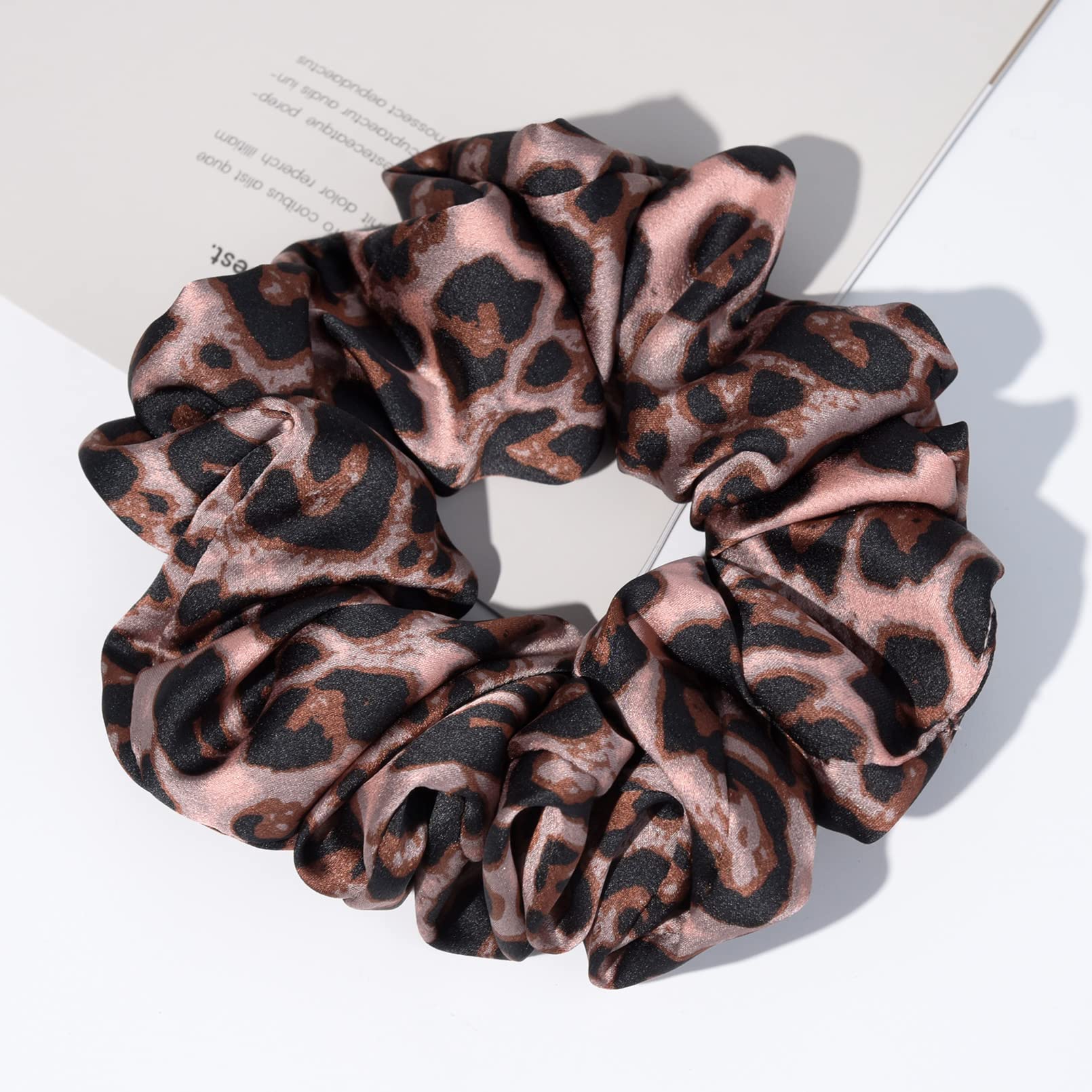 CEELGON scrunchie satin couleur polyvalente, usage coiffure et poignet coloré