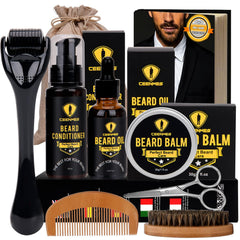 Ceenwes kit barbe complet, vue d’ensemble, pratique pour l’entretien quotidien.