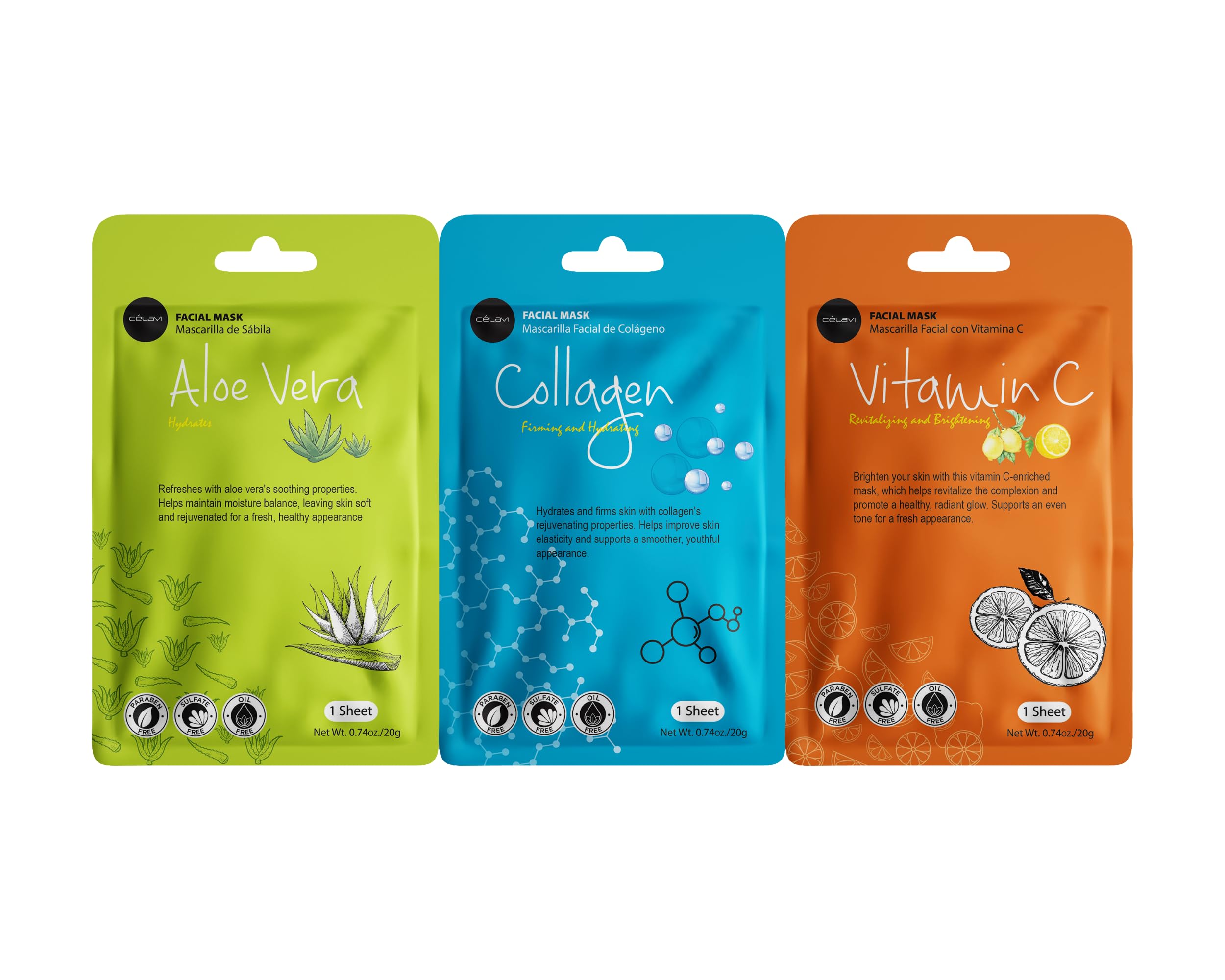 Masque Celavi Essence – sans cruauté et fabriqué en Corée.