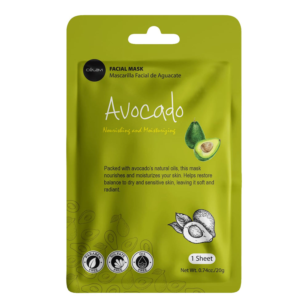 Celavi masque visage concombre frais pour teint rafraîchi