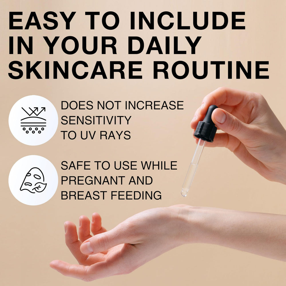 Routine personnalisable: mélanger avec crème pour optimiser les bénéfices anti-âge.