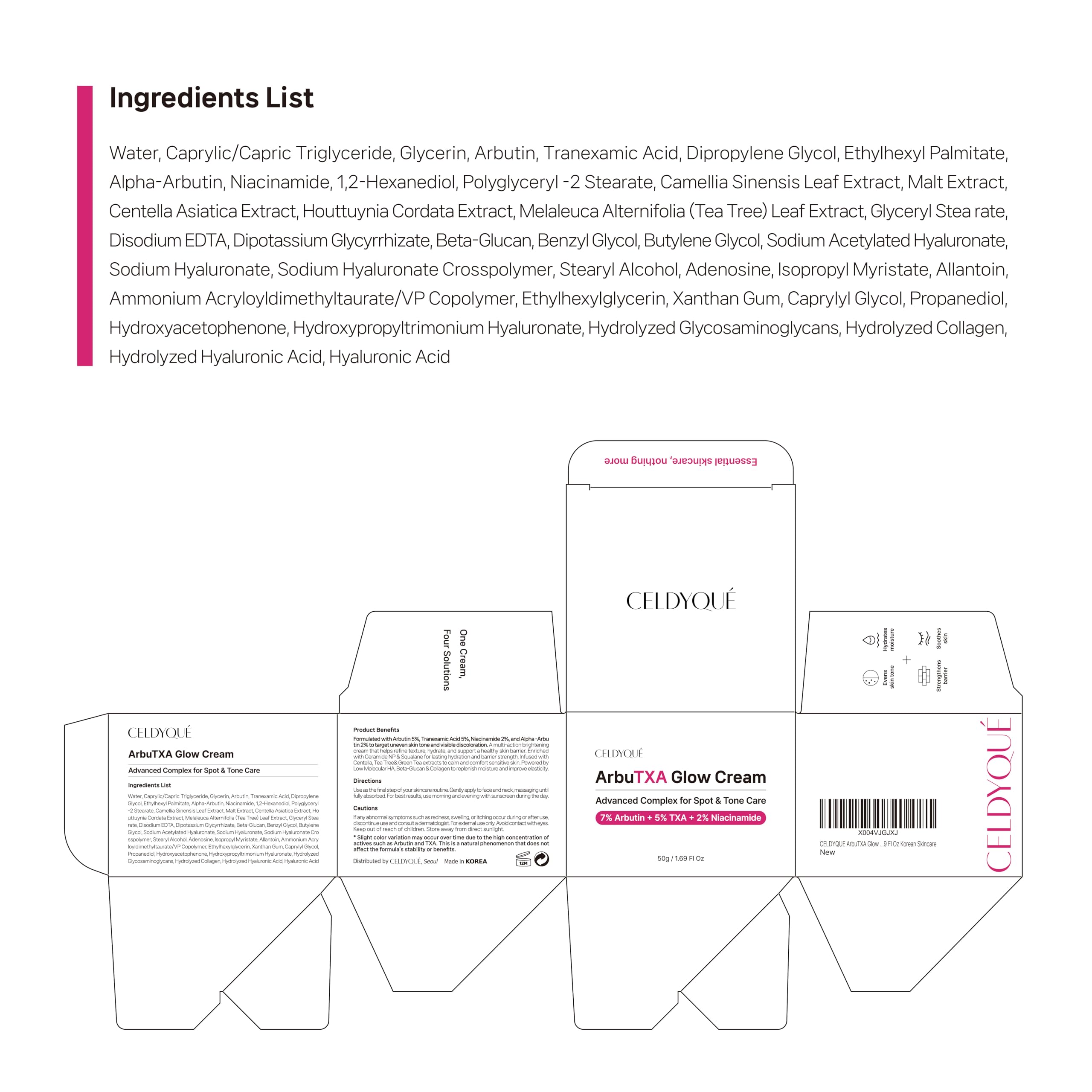 CELDYQUE Daily Tone Care Cream swatch for a lightweight, layerable routine