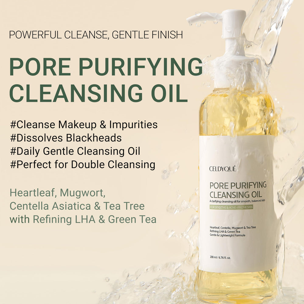 CELDYQUE huile centella en bouteille – apaise les irritations et purifie les pores.