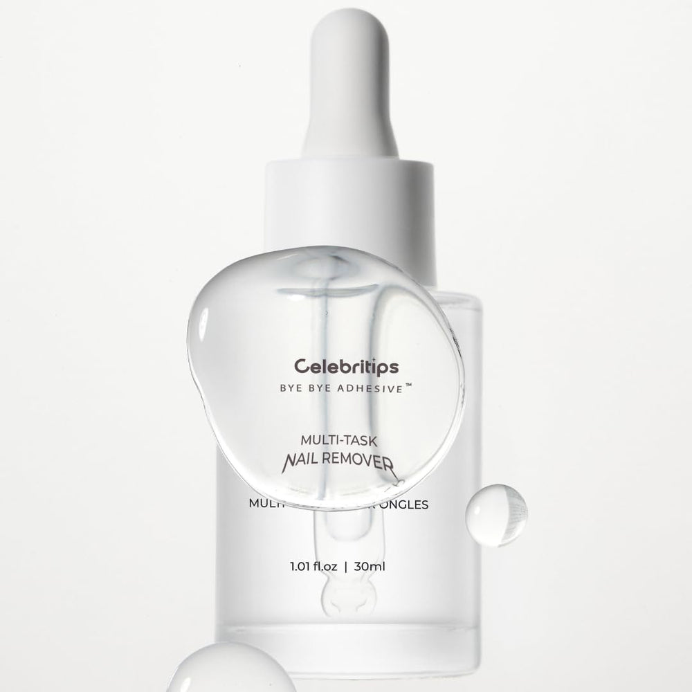 Celebritips Bye Bye Adhesive, retrait des ongles en douceur sans endommager l’ongle naturel.