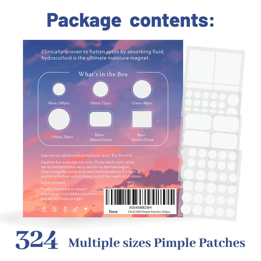 Pansement CELECARE 8mm pour petites imperfections, adhérence fiable