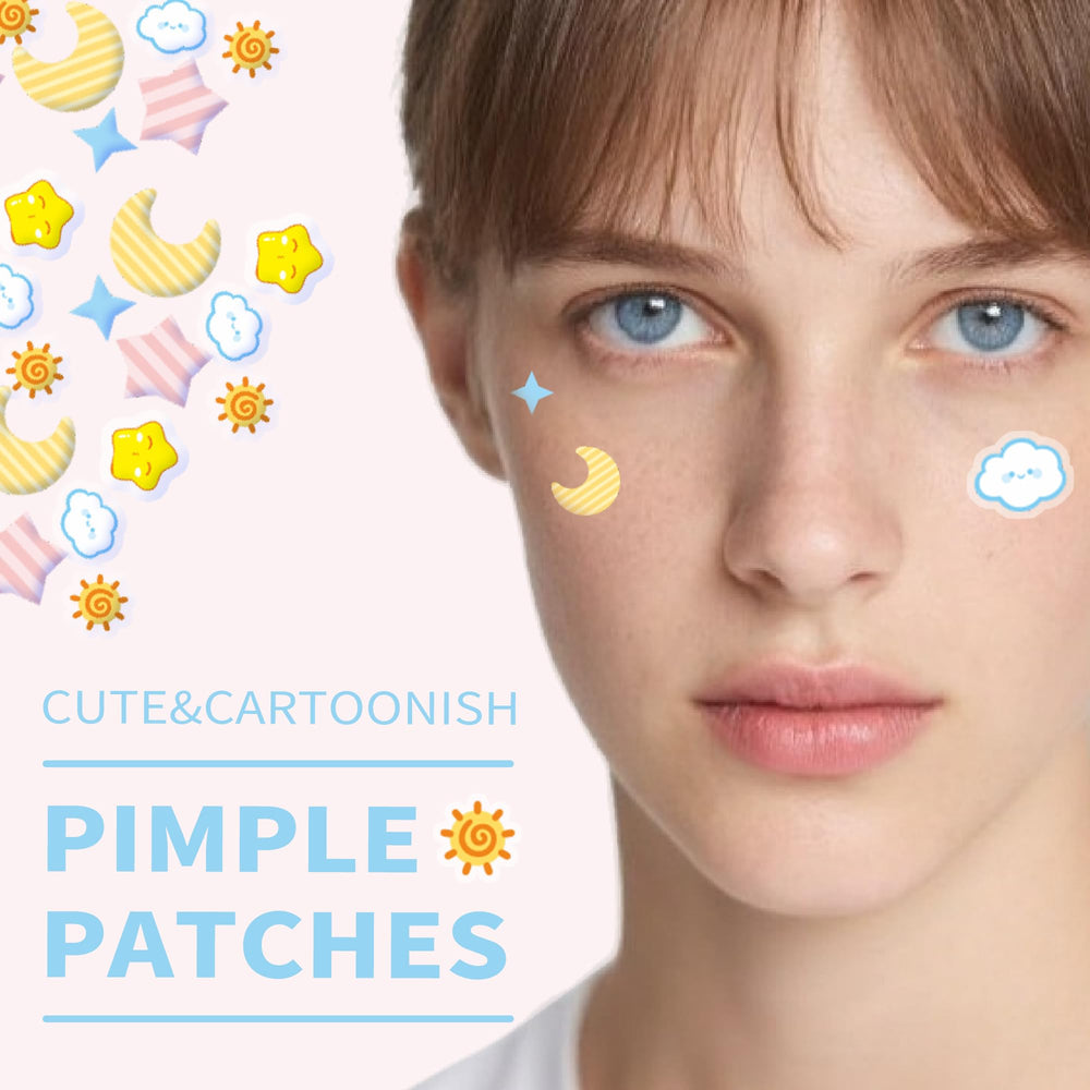 CELECARE patch étoiles jaunes souriantes, usage quotidien pour peau nette.