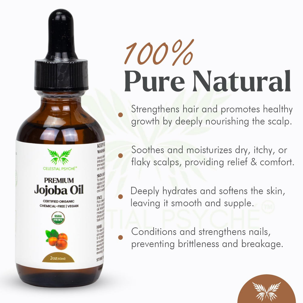 Goutte précise Celestial Psyché Jojoba pour application contrôlée sur cheveux et peau