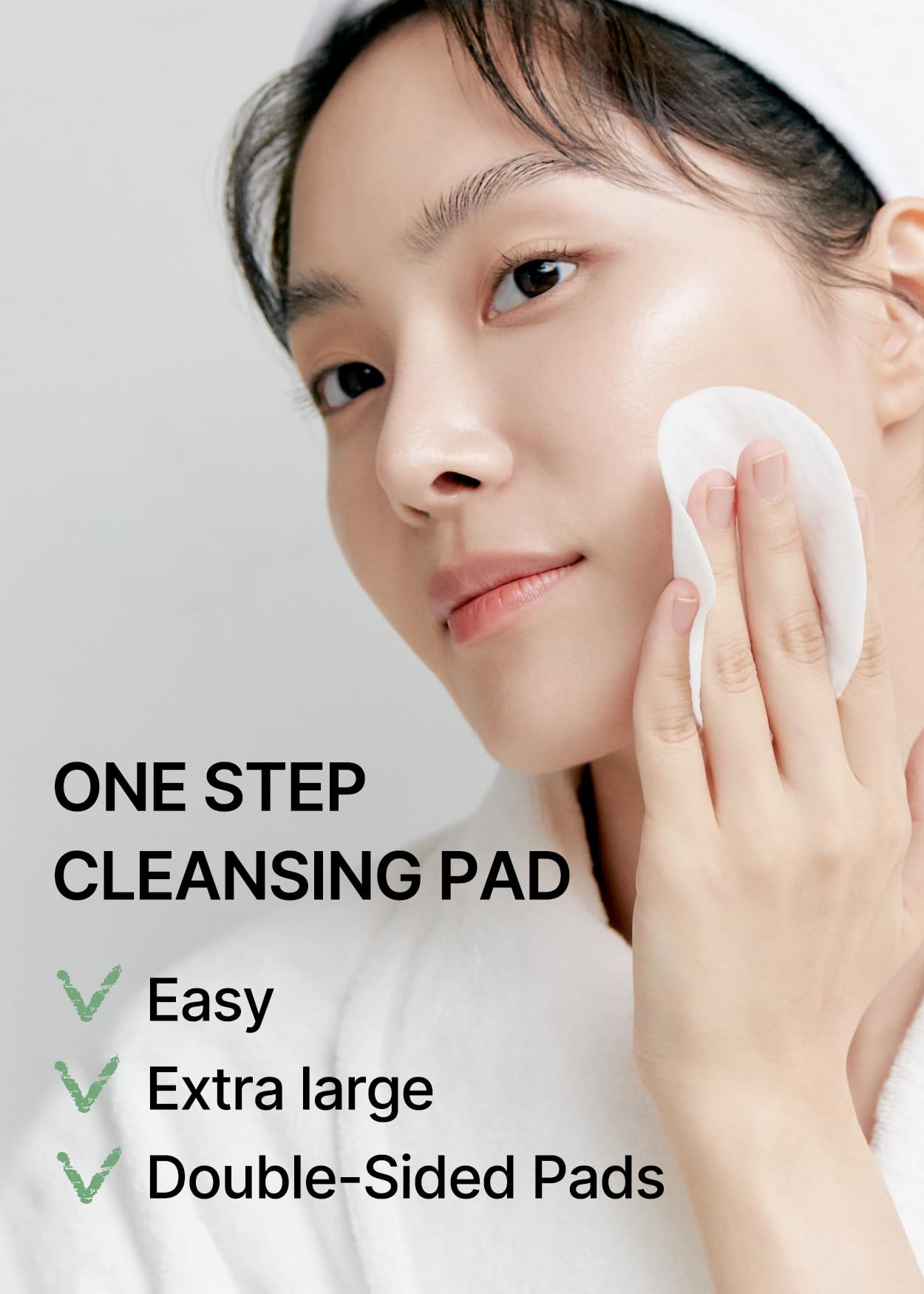 Lingette Celimax double-face embossée pour un nettoyage efficace et délicat.