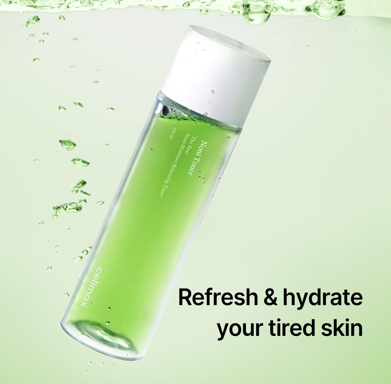 Celimax Noni Toner application visage matin et soir hydratant.