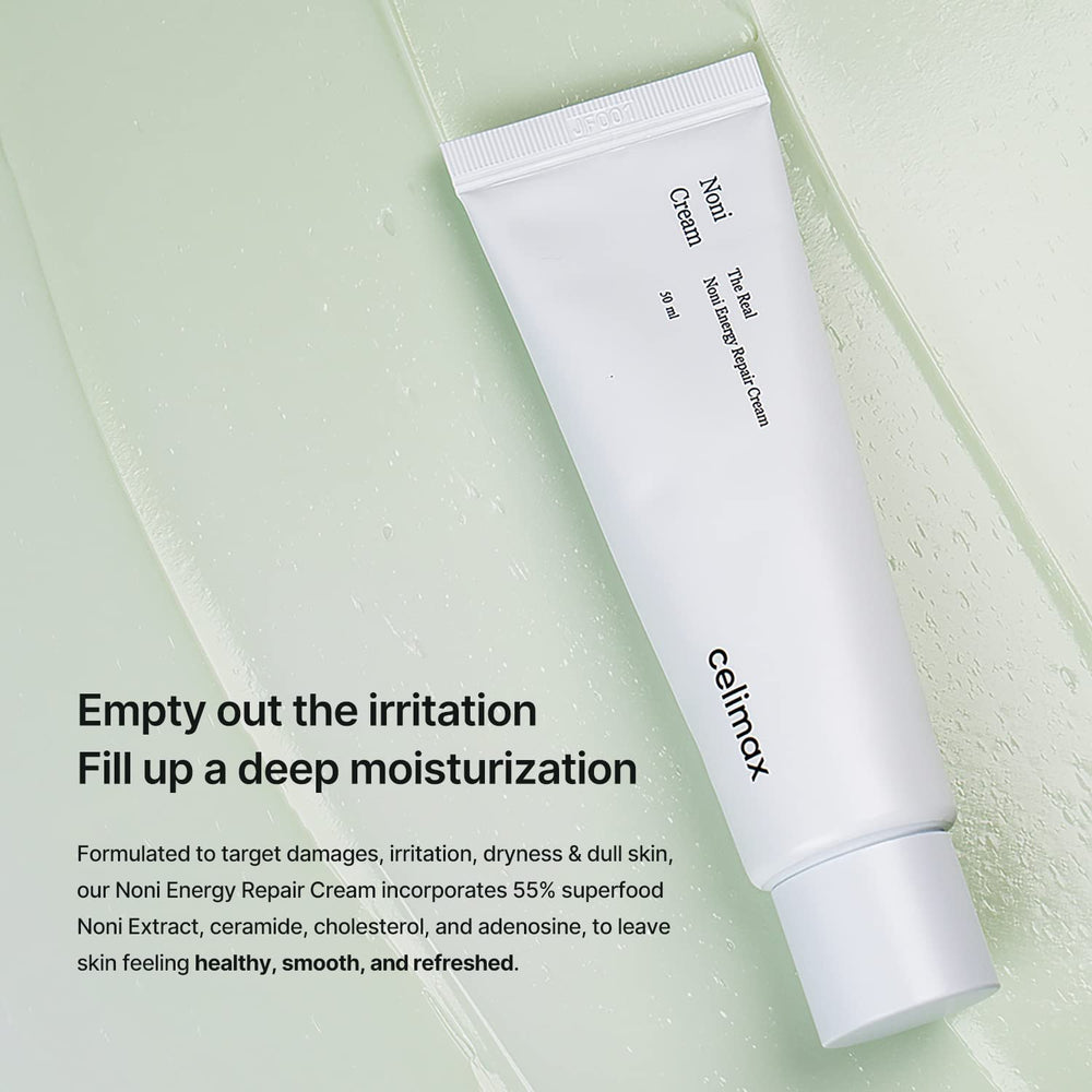 Celimax The Real Noni Energy Repair Cream – Extrait de Noni apaisant soulage les irritations.