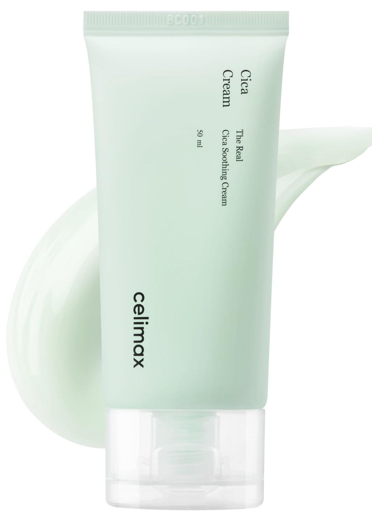 Celimax Real Cica Cream, flacon, application facile pour apaiser et hydrater sans huile.