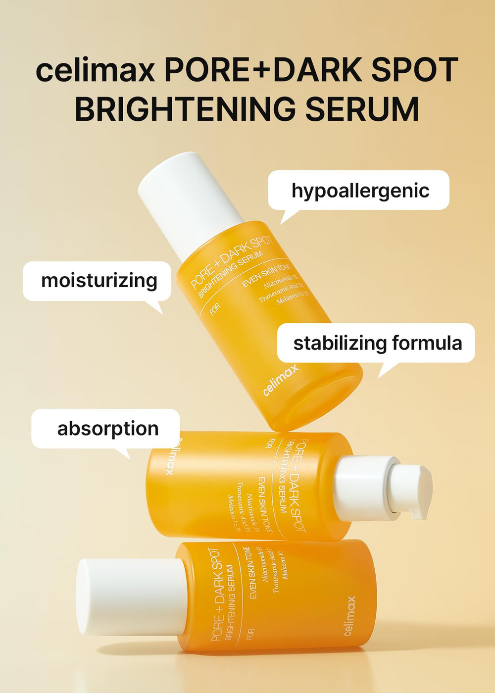 Celimax Pore+ texture gel lumineuse prête à hydrater en douceur.