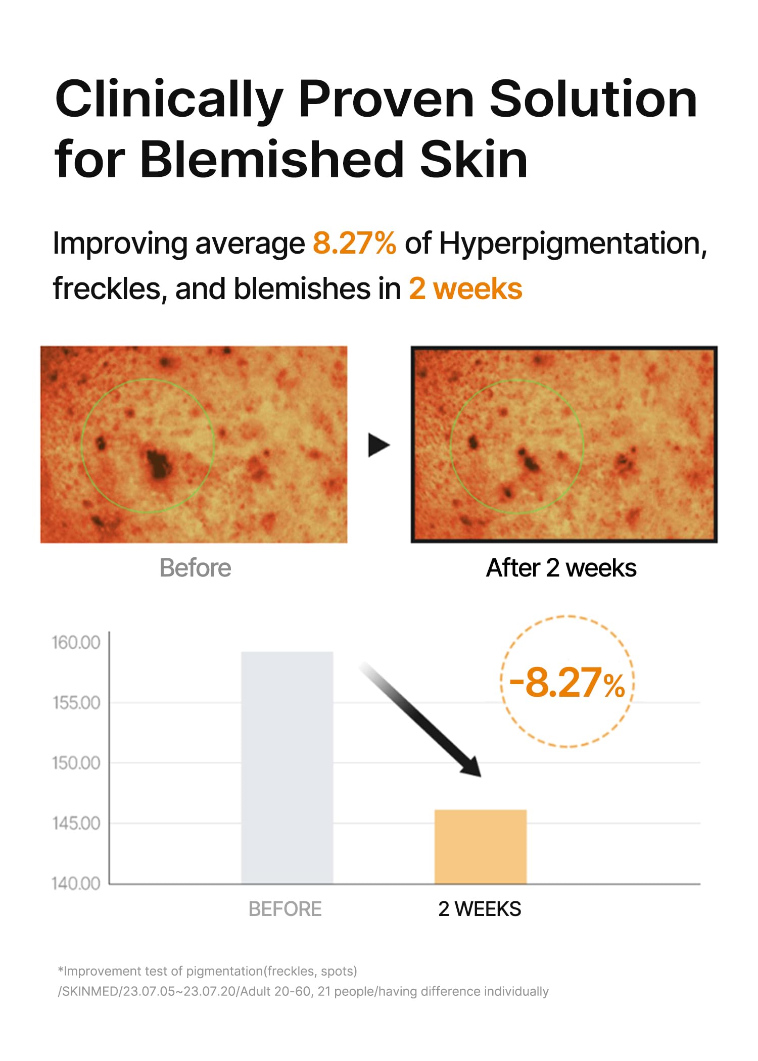 Celimax tampons exfoliants application-visage permet un soin ciblé