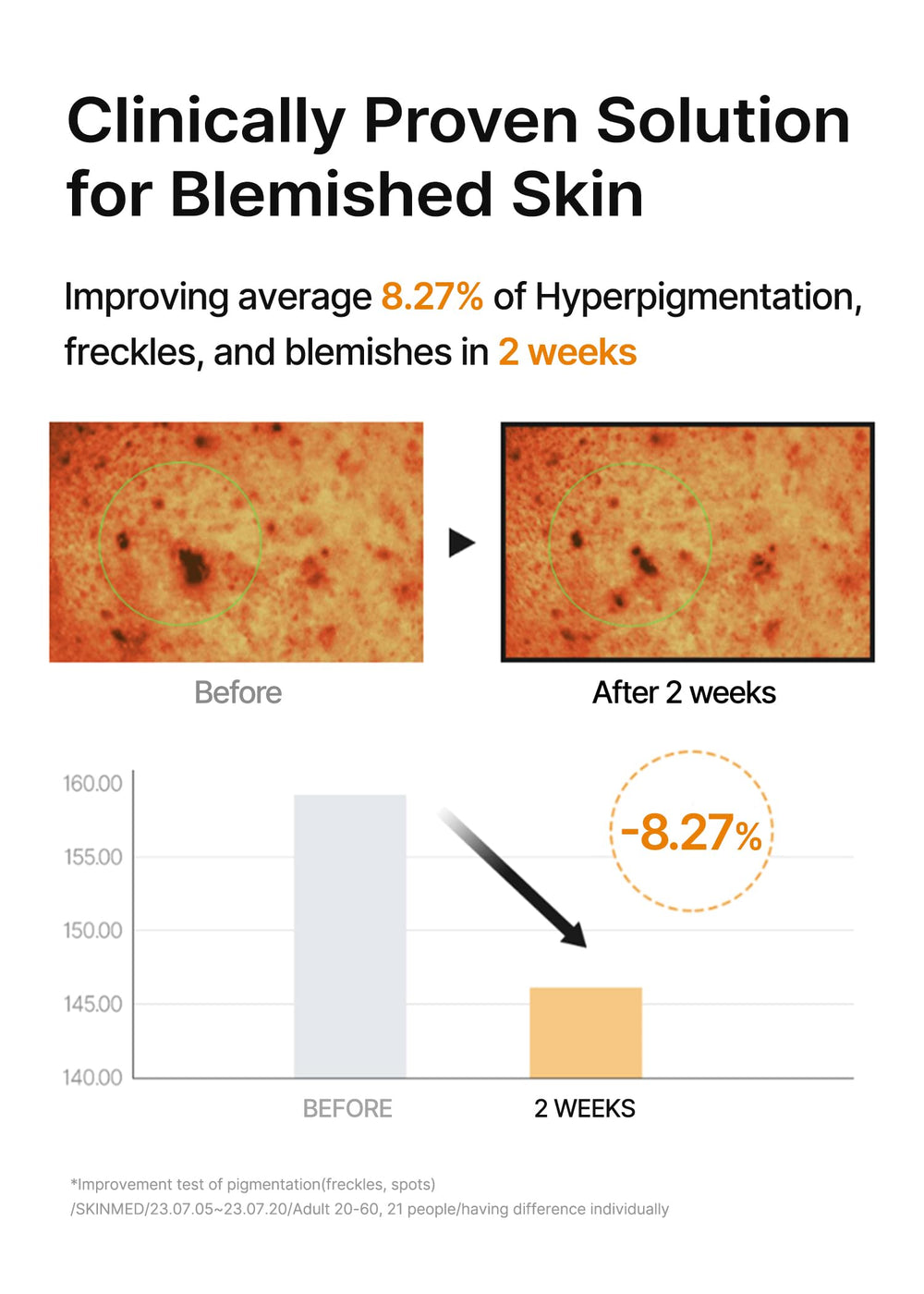 Celimax tampons exfoliants application-visage permet un soin ciblé