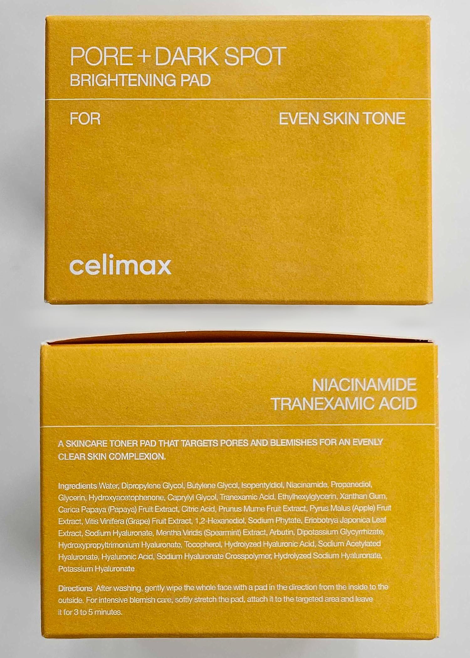 Celimax tampons exfoliants utilisation-quotidienne pratique et efficace