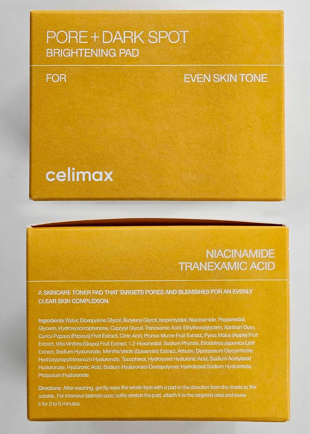 Celimax tampons exfoliants utilisation-quotidienne pratique et efficace