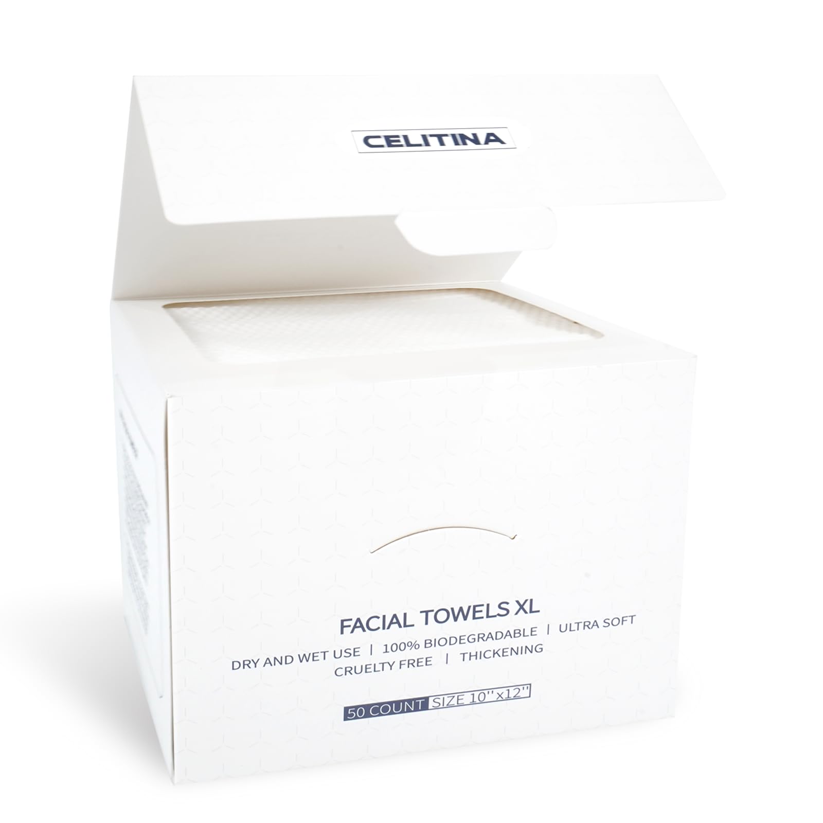 Lingettes Celitina XL – emballage 50 unités, pratique pour voyager et démaquiller