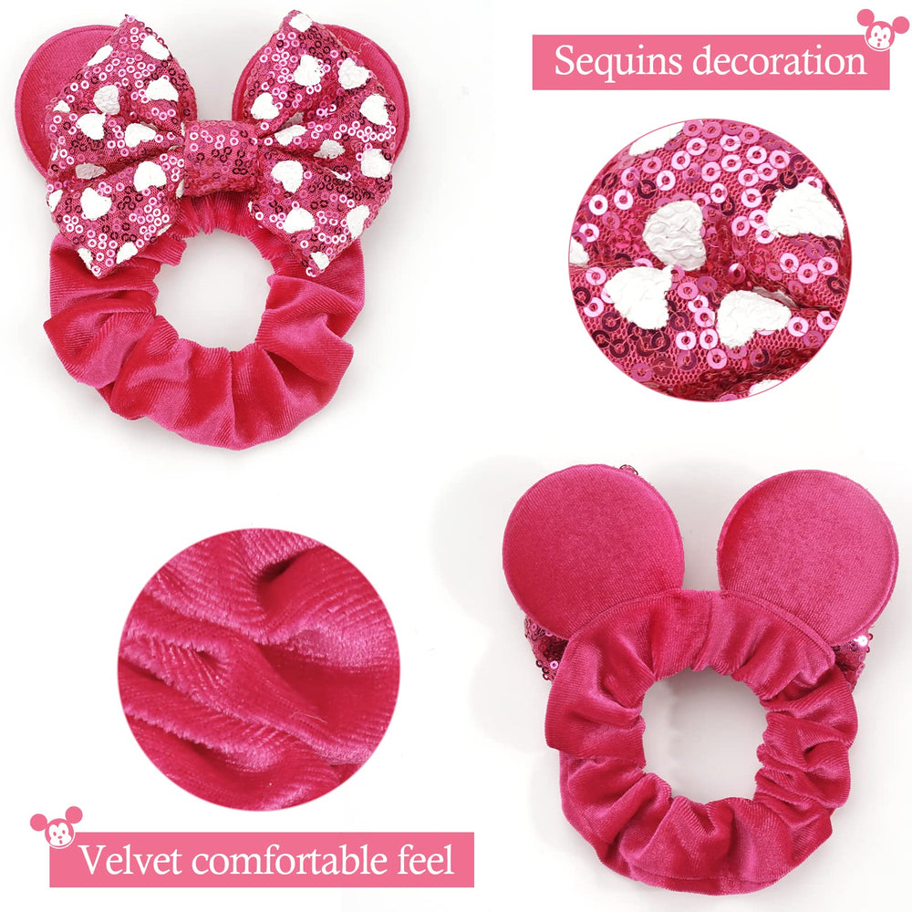CellElection chouchou oreilles souris sirene violette, ajout ludique et lumineux.