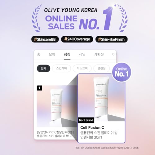 Cell Fusion C Skin Blemish Balm, flacon 30 ml, application facile.