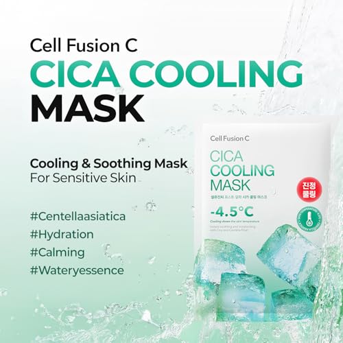 Cell Fusion C Post Alpha Cica masque apaisant centella hydratant.