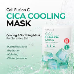 Cell Fusion C Post Alpha Cica masque apaisant centella hydratant.