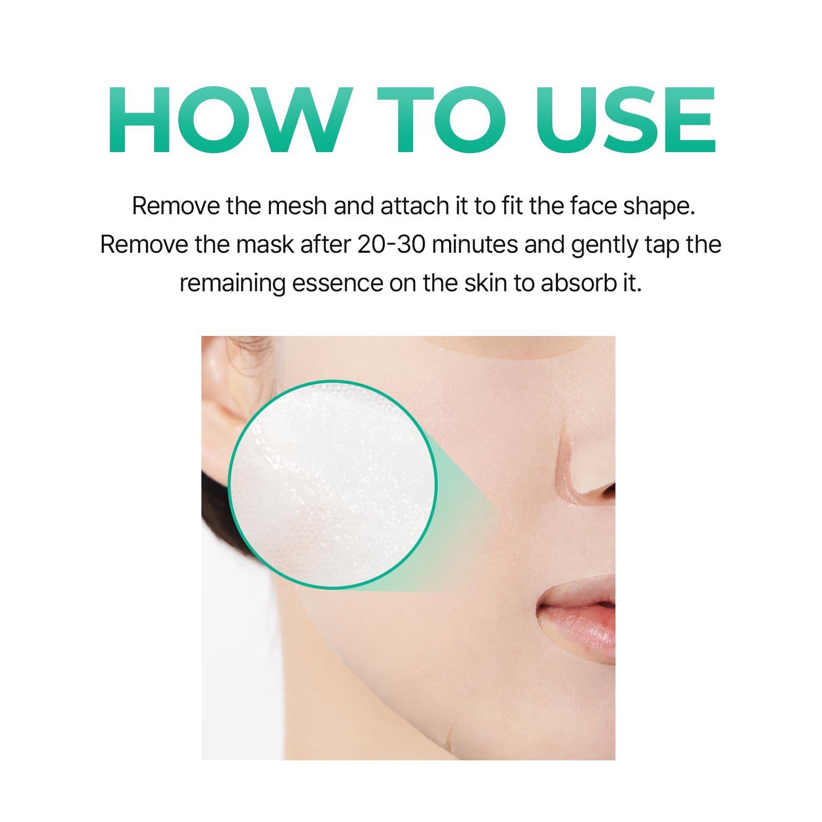 Masque Centella Post Alpha Cica texture douce pour peaux sensibles.