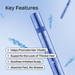 Celladix Hair Boosting Scalp Serum roll-on applicator for mess-free, targeted scalp refreshment